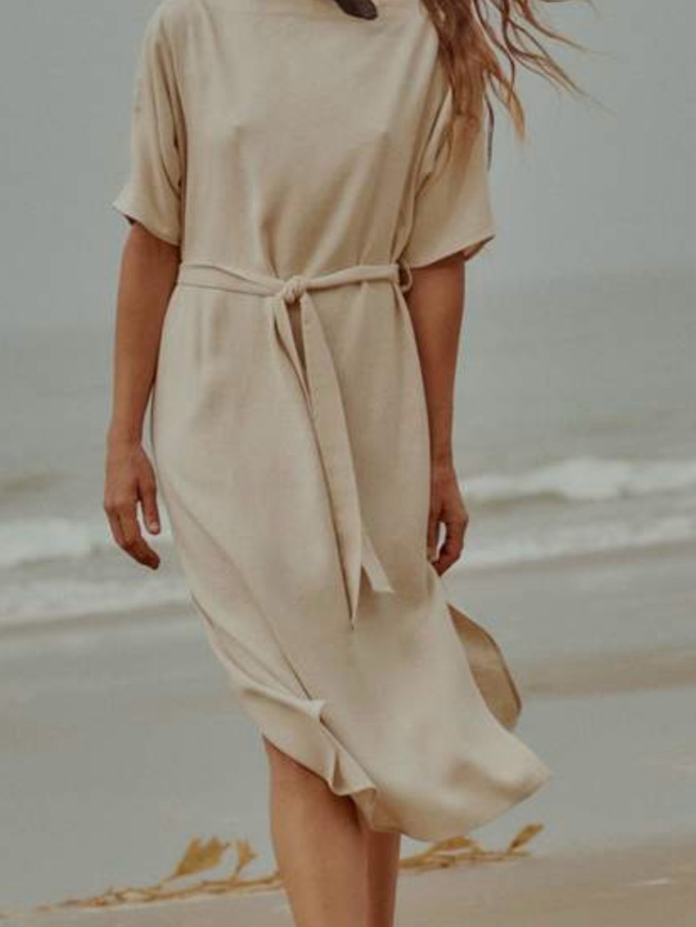 OZMA Cream Gillian Dress